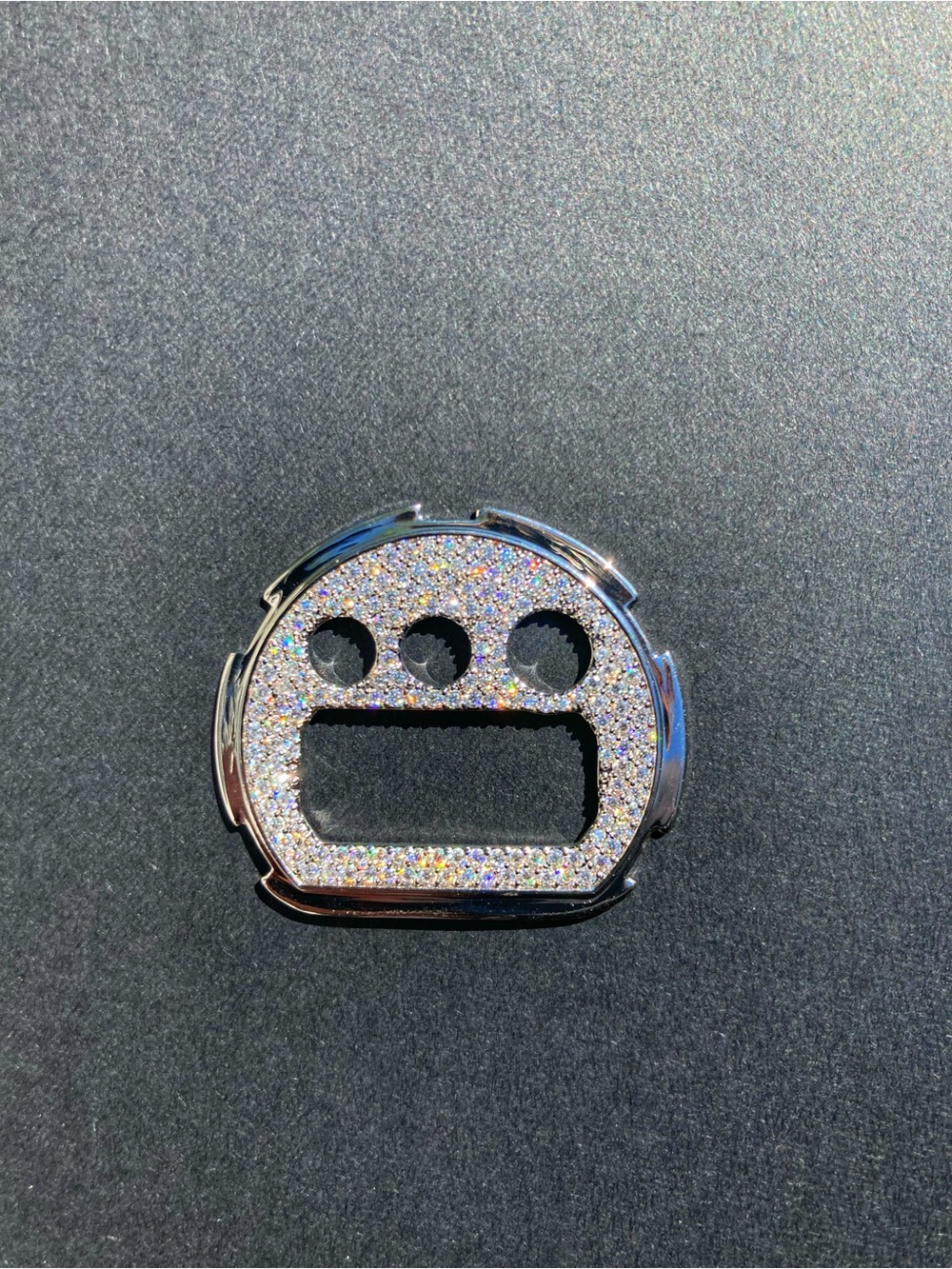 ✨ Iced Moissanite G-Shock Inner Bezel 💎 GRA Certificate Included ✨